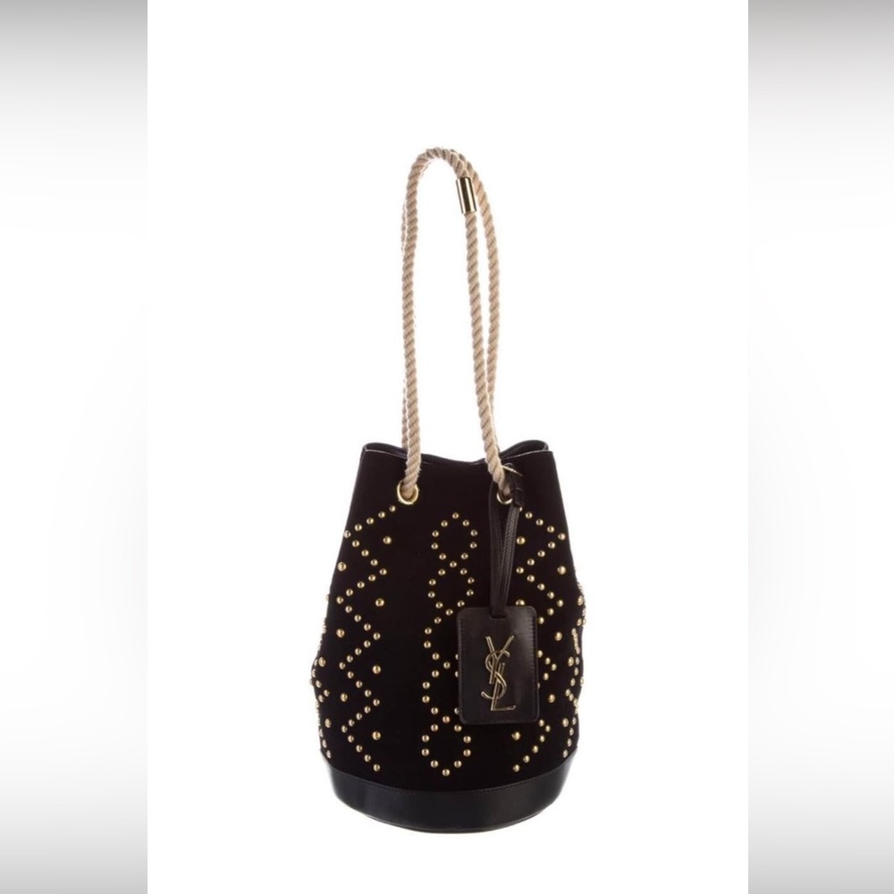 YSL Black Bucket Bag